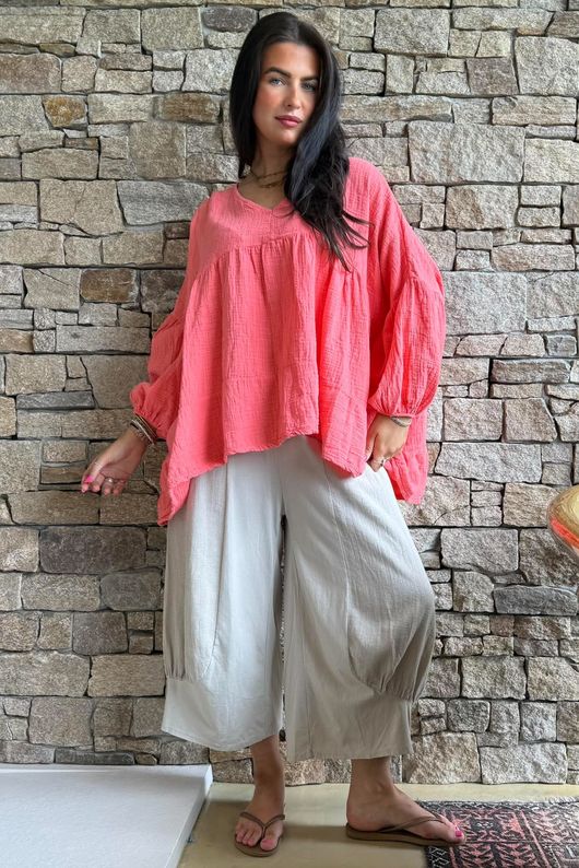 Suri Cushion Cotton Artist Smock Watermelon 